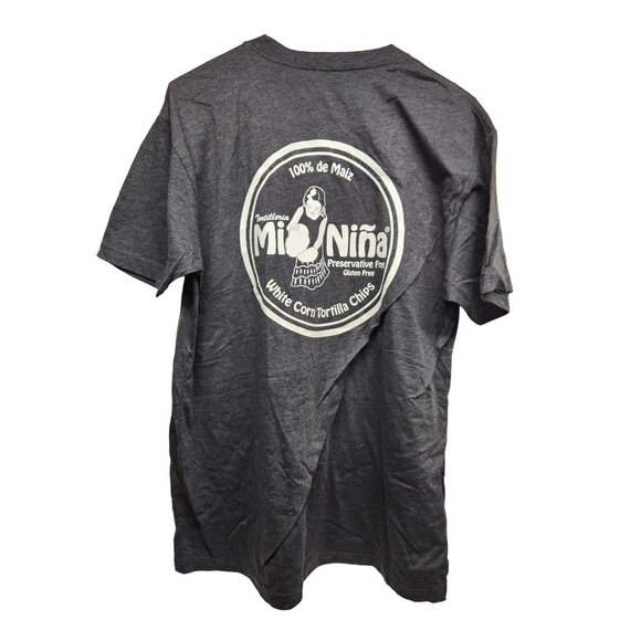 Mi Niña Tortilleria Stone Ground Corn T-Shirt Just The Best Tortilla Chip Size L - Picture 3 of 5